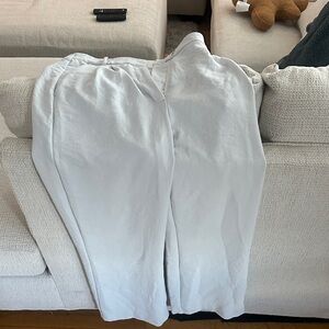 Abercrombie & Fitch Women's White Wide Leg Pants